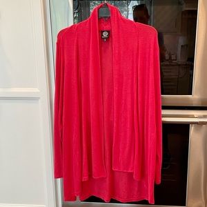 Bobeau lightweight cardigan sweater - L